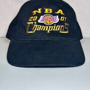 Vintage 2001‎ NBA Champions Los Angeles Lakers Hat Cap Unisex Adult